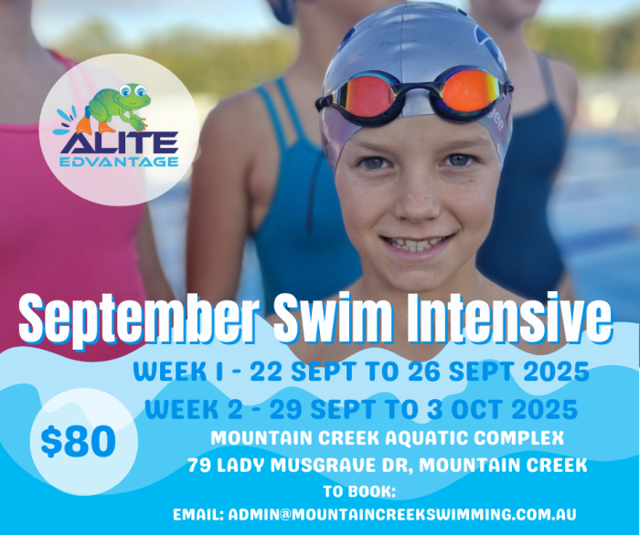 School holiday swim intensive program